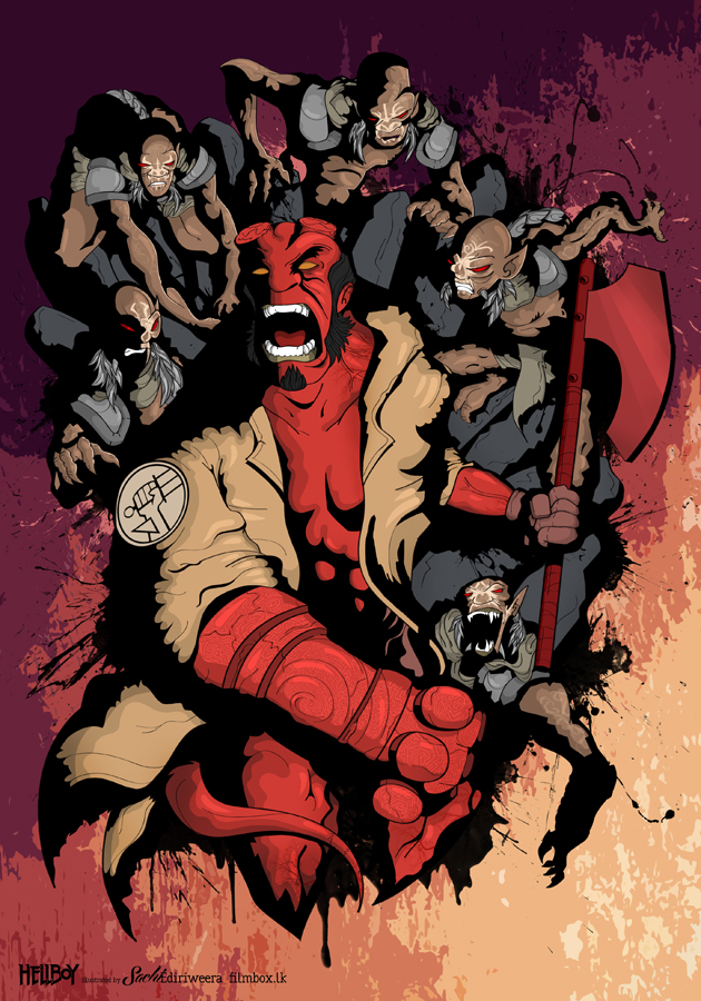 Hellboy. Digital Illustration